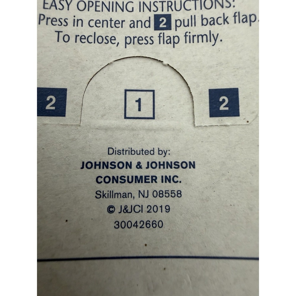Johnson's Safety Swabs 100% Pure Cotton, 185 Count Discontinued New In Box - Picture 4 of 7
